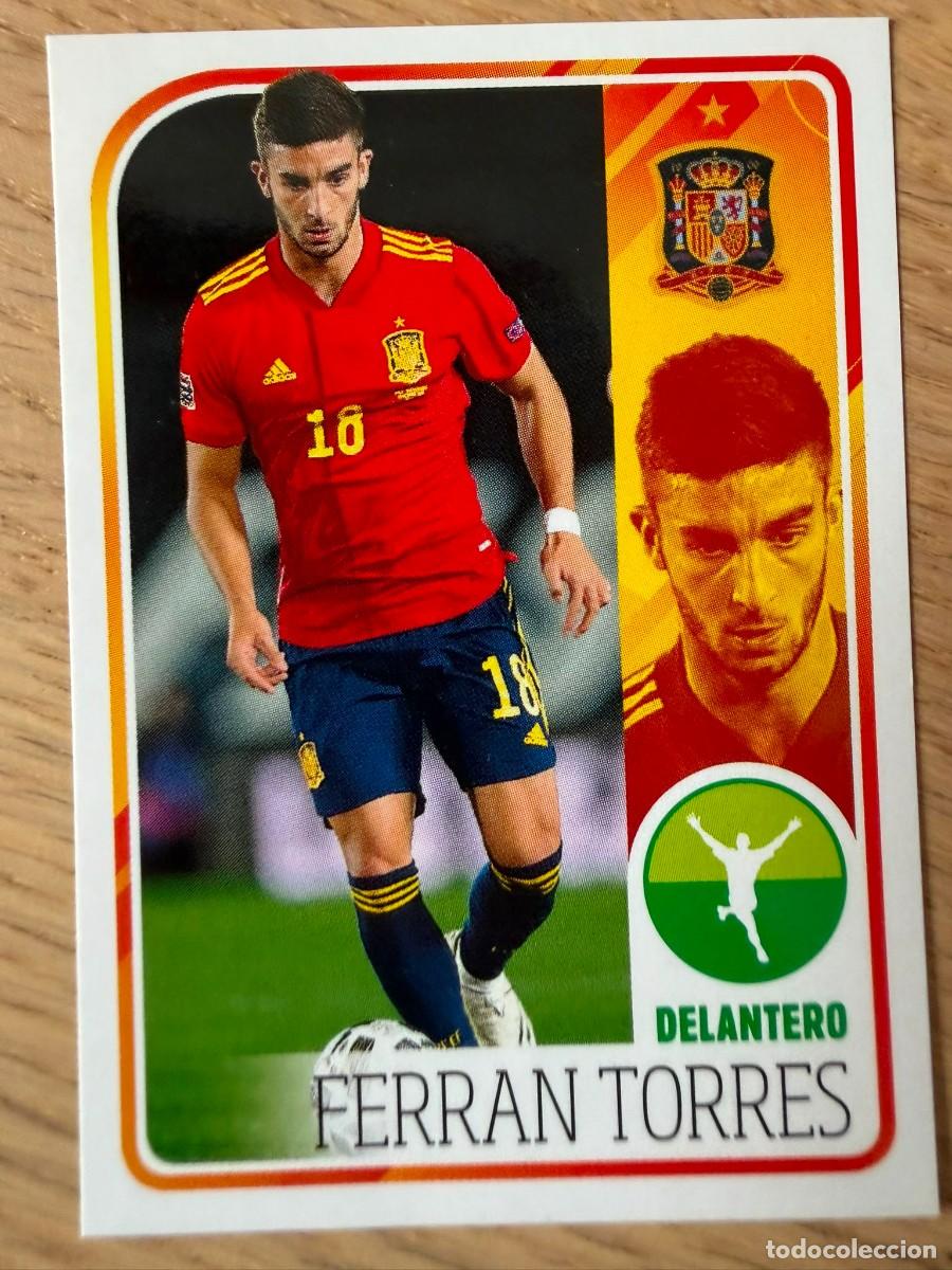 Cromos de f&uacute;tbol: 57 FERRAN TORRES ALBUM DE LA SELECCION CARREFOUR ESPA&Ntilde;A EURO 2020 20 SIN PEGAR PANINI STICKER