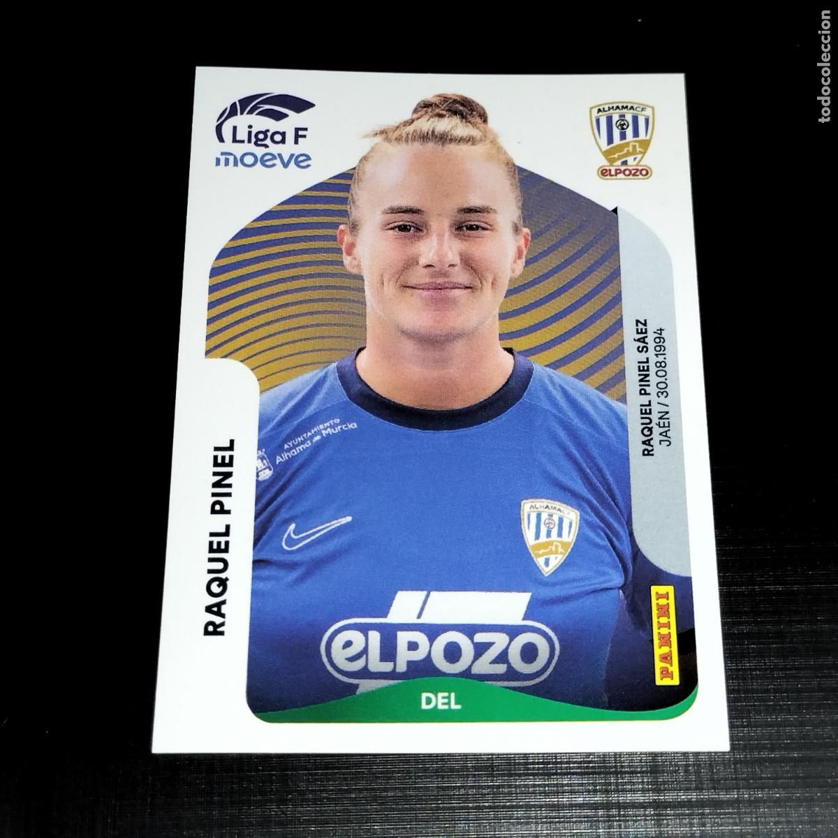 Cromos de f&uacute;tbol: 21 RAQUEL PINEL ALHAMA CF EL POZO CROMOS LIGA F MOEVE FEMENINA PANINI 2025 2026 25 26