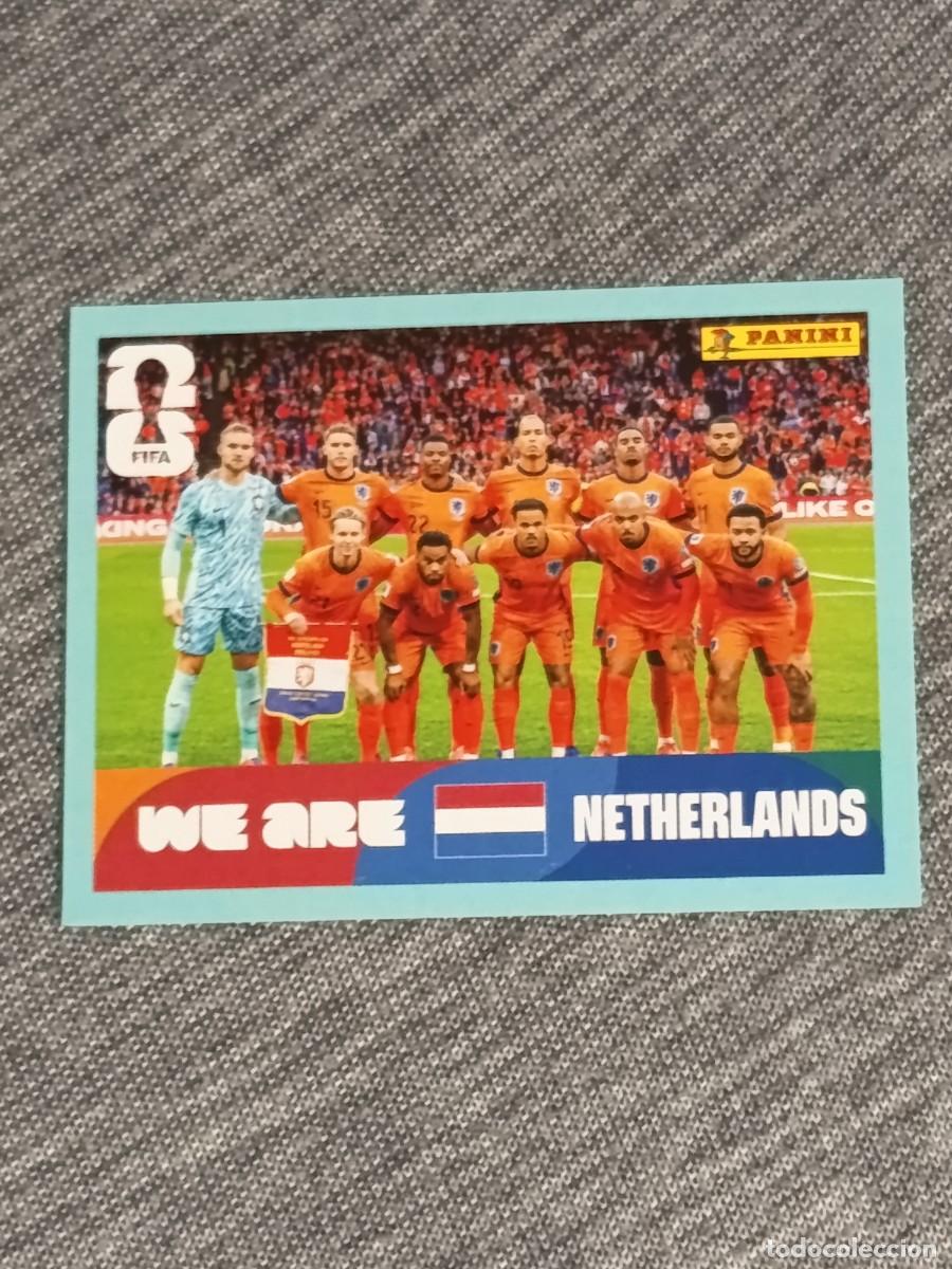 Cromos de f&uacute;tbol: ALINEACION PAISES BAJOS NED 13 STICKER MUNDIAL 2026 PANINI FIFA WORLD CUP NUEVO