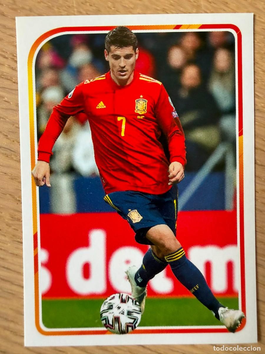 Cromos de f&uacute;tbol: 66 MORATA ALBUM DE LA SELECCION CARREFOUR ESPA&Ntilde;A EURO 2020 20 SIN PEGAR PANINI STICKER EUROCOPA