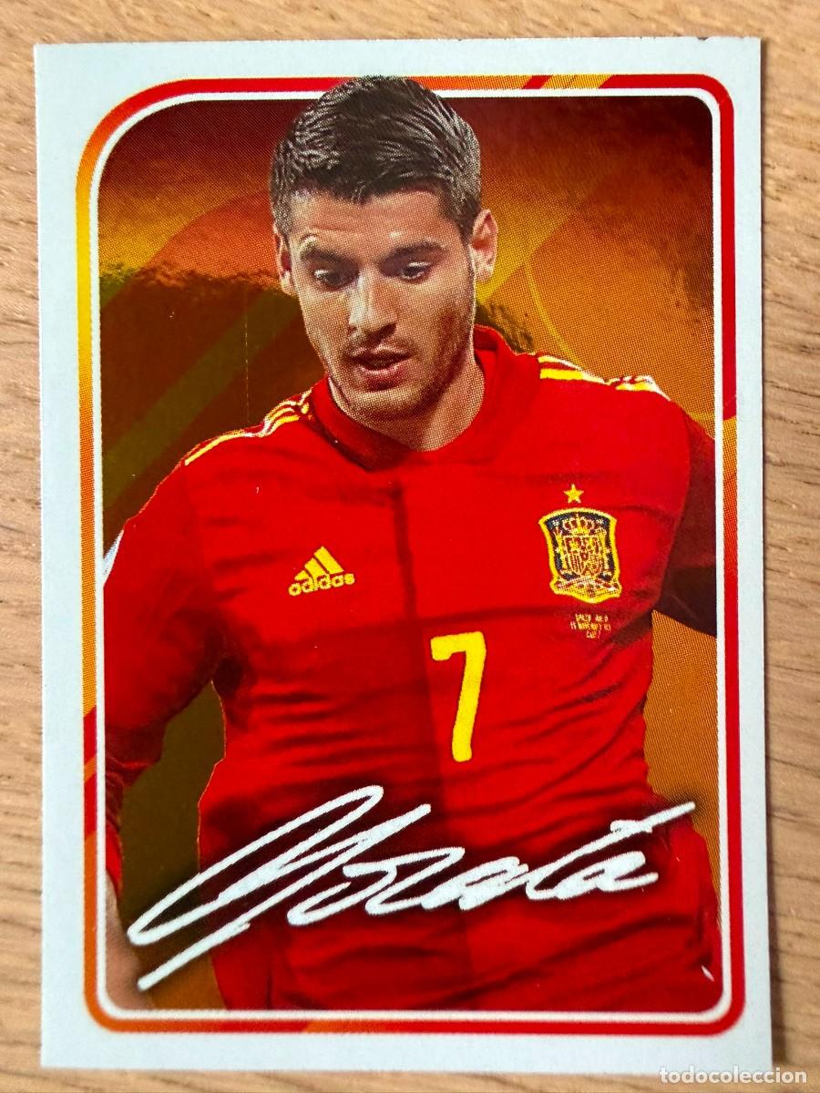 Cromos de f&uacute;tbol: 68 MORATA AUTOGRAFO ALBUM DE LA SELECCION CARREFOUR ESPA&Ntilde;A EURO 2020 20 SIN PEGAR PANINI STICKER