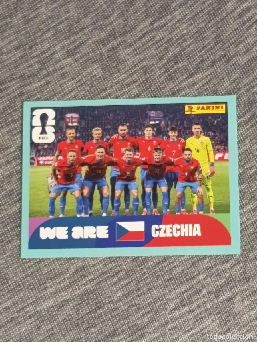 Cromos de f&uacute;tbol: ALINEACION REPUBLICA CHECA CZE 13 STICKER MUNDIAL 2026 PANINI FIFA WORLD CUP NUEVO