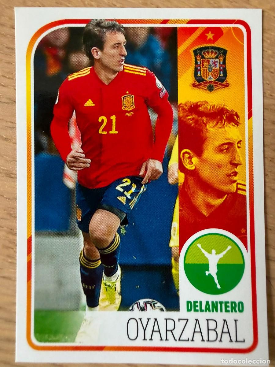 Cromos de f&uacute;tbol: 73 OYARZABAL ALBUM DE LA SELECCION CARREFOUR ESPA&Ntilde;A EURO 2020 20 SIN PEGAR PANINI STICKER EUROCOPA