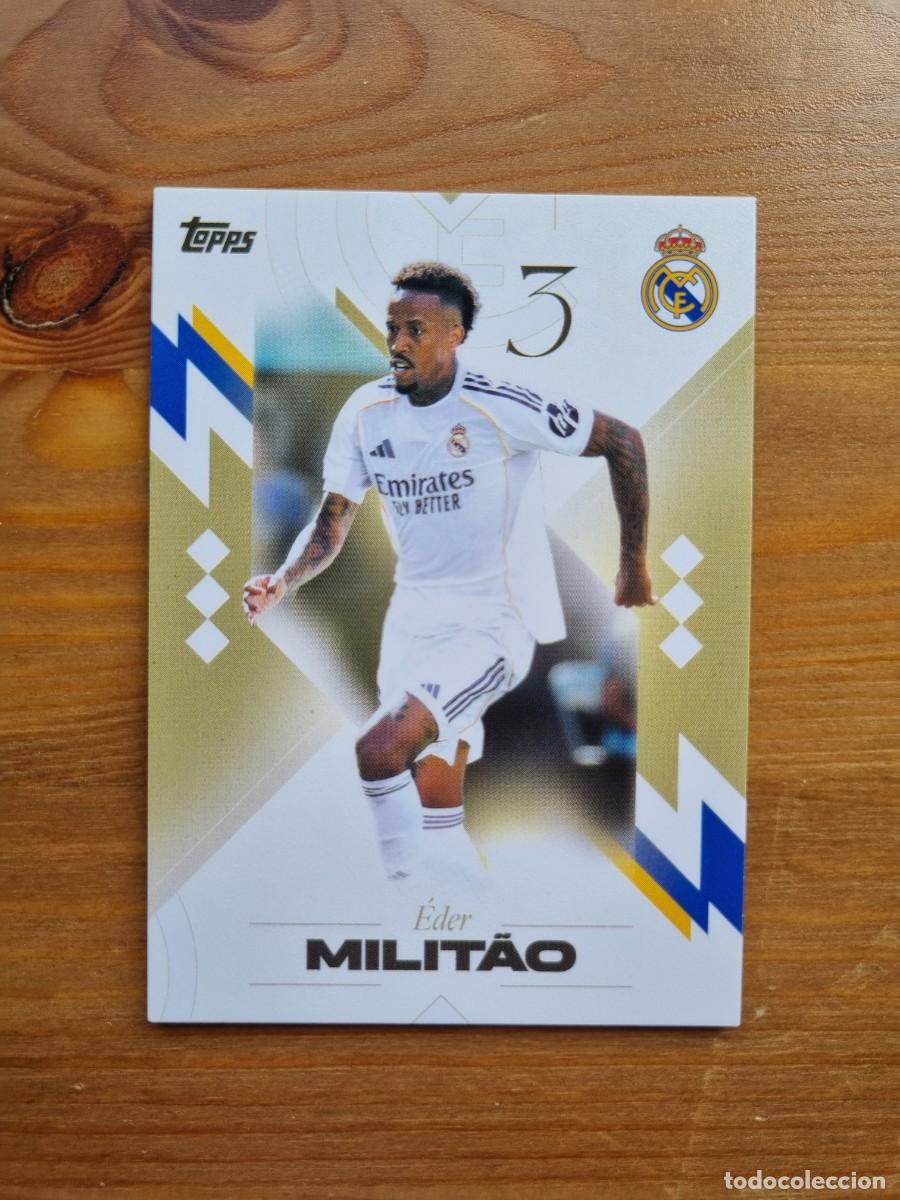 Cromos de f&uacute;tbol: 7 MILITAO (Real Madrid CF). Topps &rdquo;LOS BLANCOS&rdquo; 2025 2026 25 26
