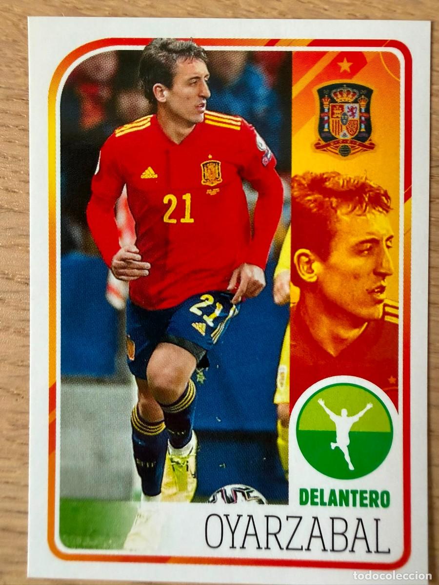 Cromos de f&uacute;tbol: 73 OYARZABAL ALBUM DE LA SELECCION CARREFOUR ESPA&Ntilde;A EURO 2020 20 SIN PEGAR PANINI STICKER EUROCOPA