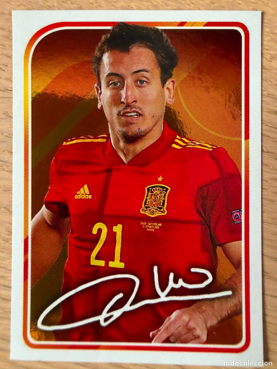 Cromos de f&uacute;tbol: 74 OYARZABAL AUTOGRAFO ALBUM DE LA SELECCION CARREFOUR ESPA&Ntilde;A EURO 2020 20 SIN PEGAR PANINI STICKER