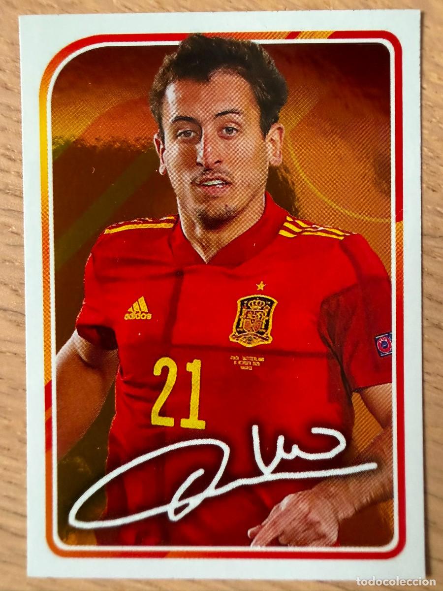 Cromos de f&uacute;tbol: 74 OYARZABAL AUTOGRAFO ALBUM DE LA SELECCION CARREFOUR ESPA&Ntilde;A EURO 2020 20 SIN PEGAR PANINI STICKER