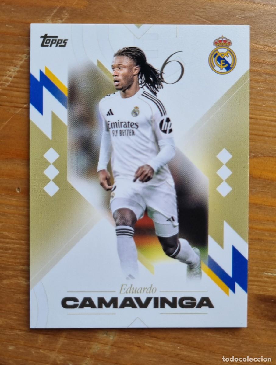 Cromos de f&uacute;tbol: 14 CAMAVINGA (Real Madrid CF). Topps &rdquo;LOS BLANCOS&rdquo; 2025 2026 25 26