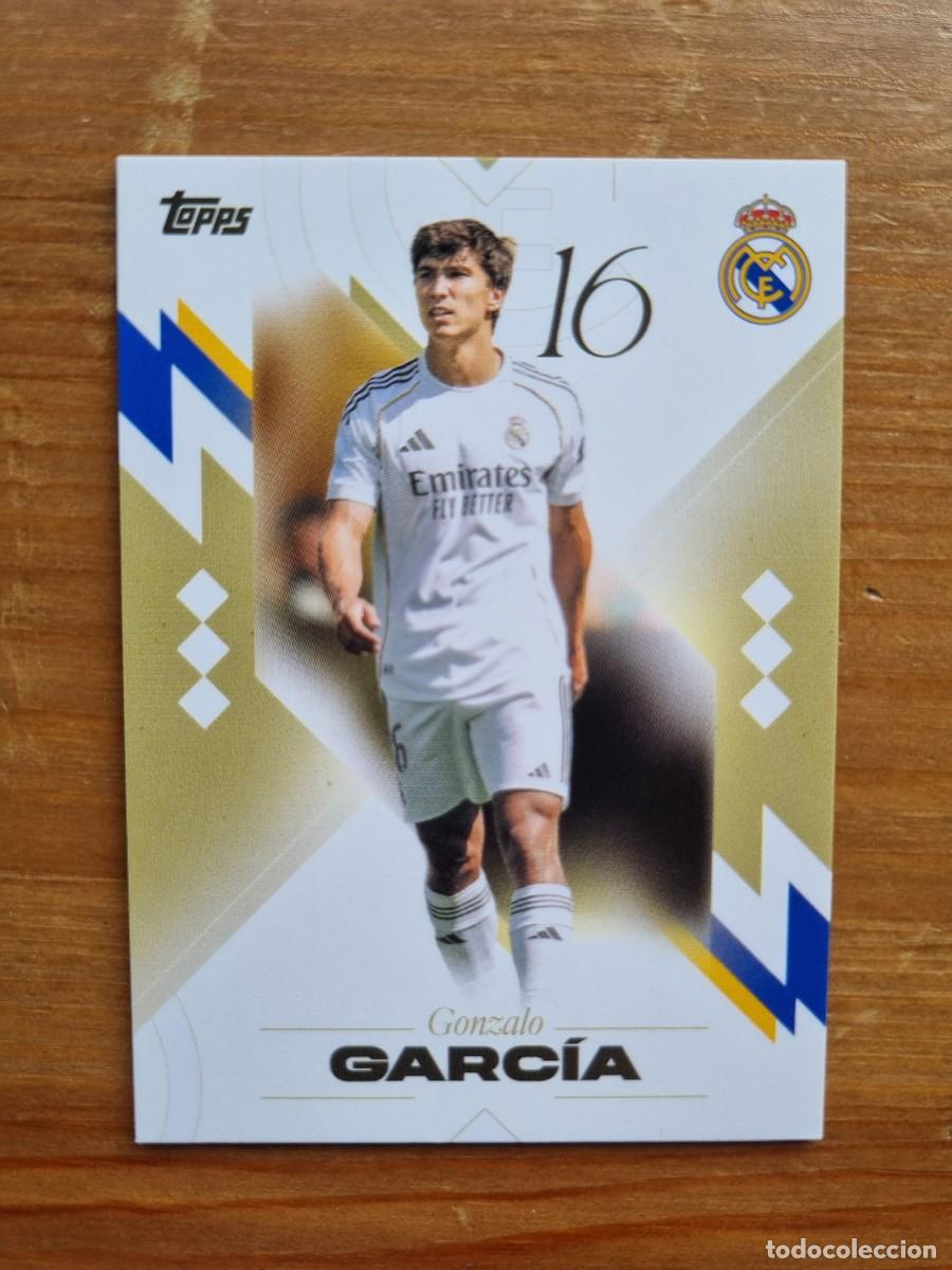 Cromos de f&uacute;tbol: 20 GONZALO (Real Madrid CF). Topps &rdquo;LOS BLANCOS&rdquo; 2025 2026 25 26