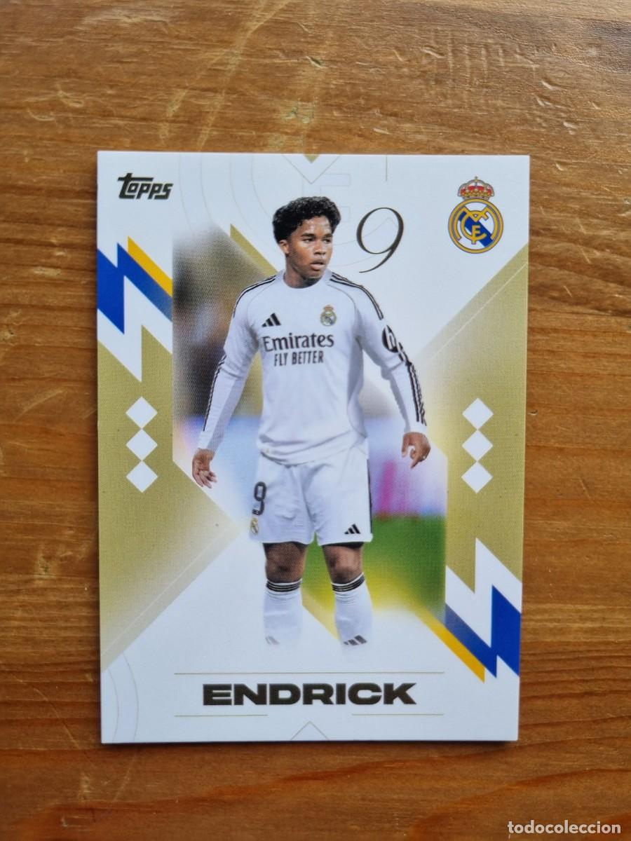 Cromos de f&uacute;tbol: 24 ENDRICK (Real Madrid CF). Topps &rdquo;LOS BLANCOS&rdquo; 2025 2026 25 26
