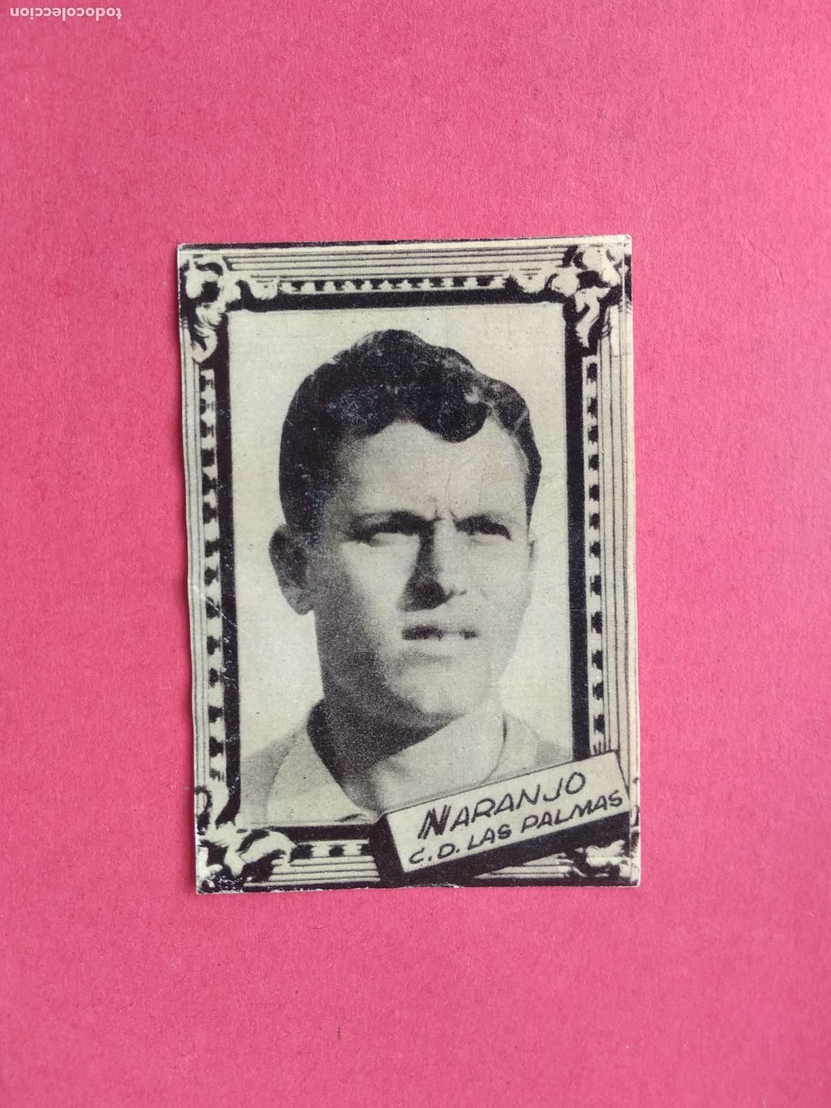 Cromos de f&uacute;tbol: CROMO EDITORIAL FHER FUTBOL LIGA 59 60 1959 1960 DESPEGADO LAS PALMAS , NARANJO