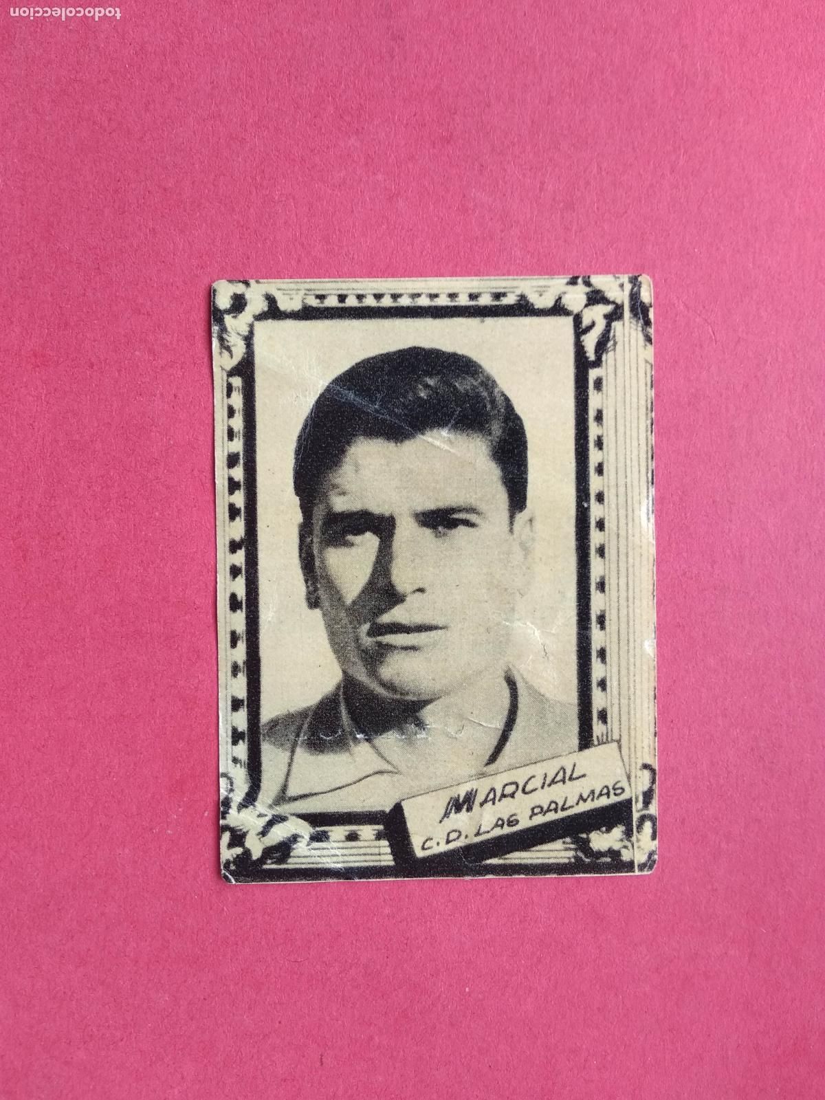 Cromos de f&uacute;tbol: CROMO EDITORIAL FHER FUTBOL LIGA 59 60 1959 1960 DESPEGADO LAS PALMAS , MARCIAL , BICICLETA