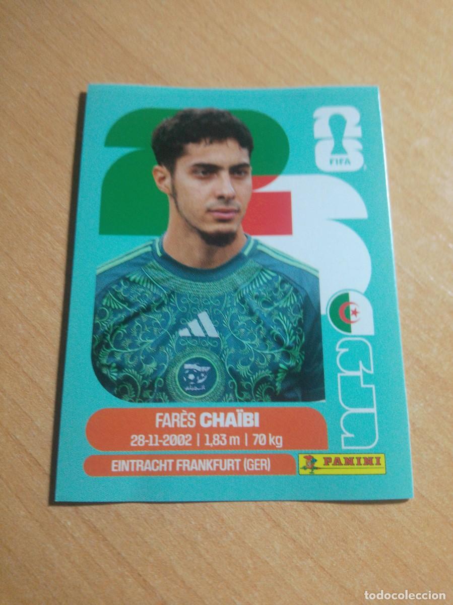 Cromos de f&uacute;tbol: CHA&Iuml;BI ARGELIA ALG 14 MUNDIAL FIFA WORLD CUP 2026 26 PANINI STICKERS NUEVO