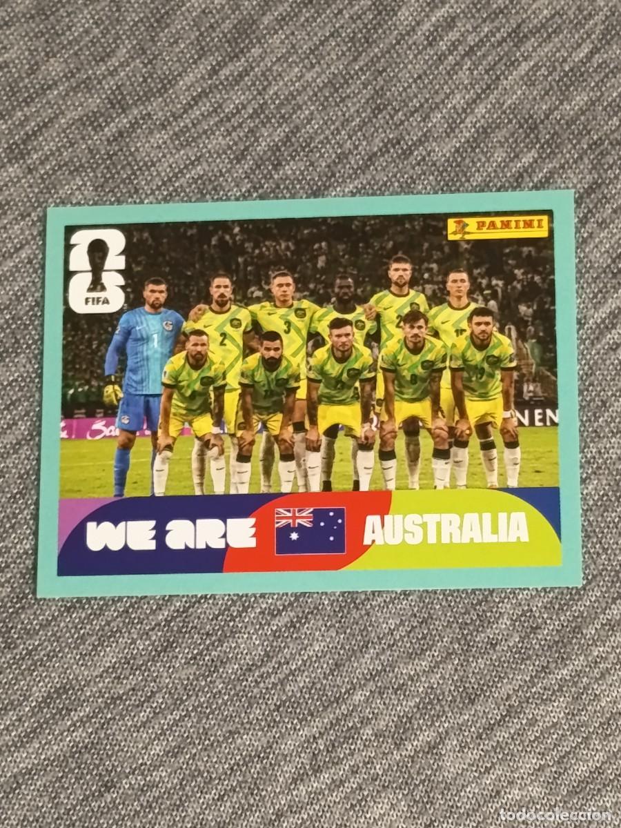 Cromos de f&uacute;tbol: ALINEACION AUSTRALIA AUS 13 STICKER MUNDIAL 2026 PANINI FIFA WORLD CUP NUEVO