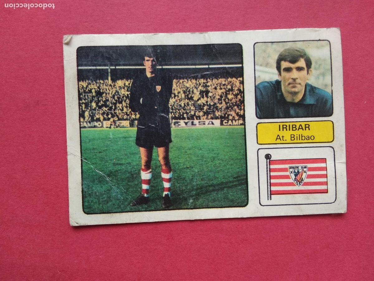 Cromos de f&uacute;tbol: EDITORIAL FHER FUTBOL LIGA 73 74 1973 1974 CROMO DESPEGADO ATHLETIC DE BILBAO , IRIBAR