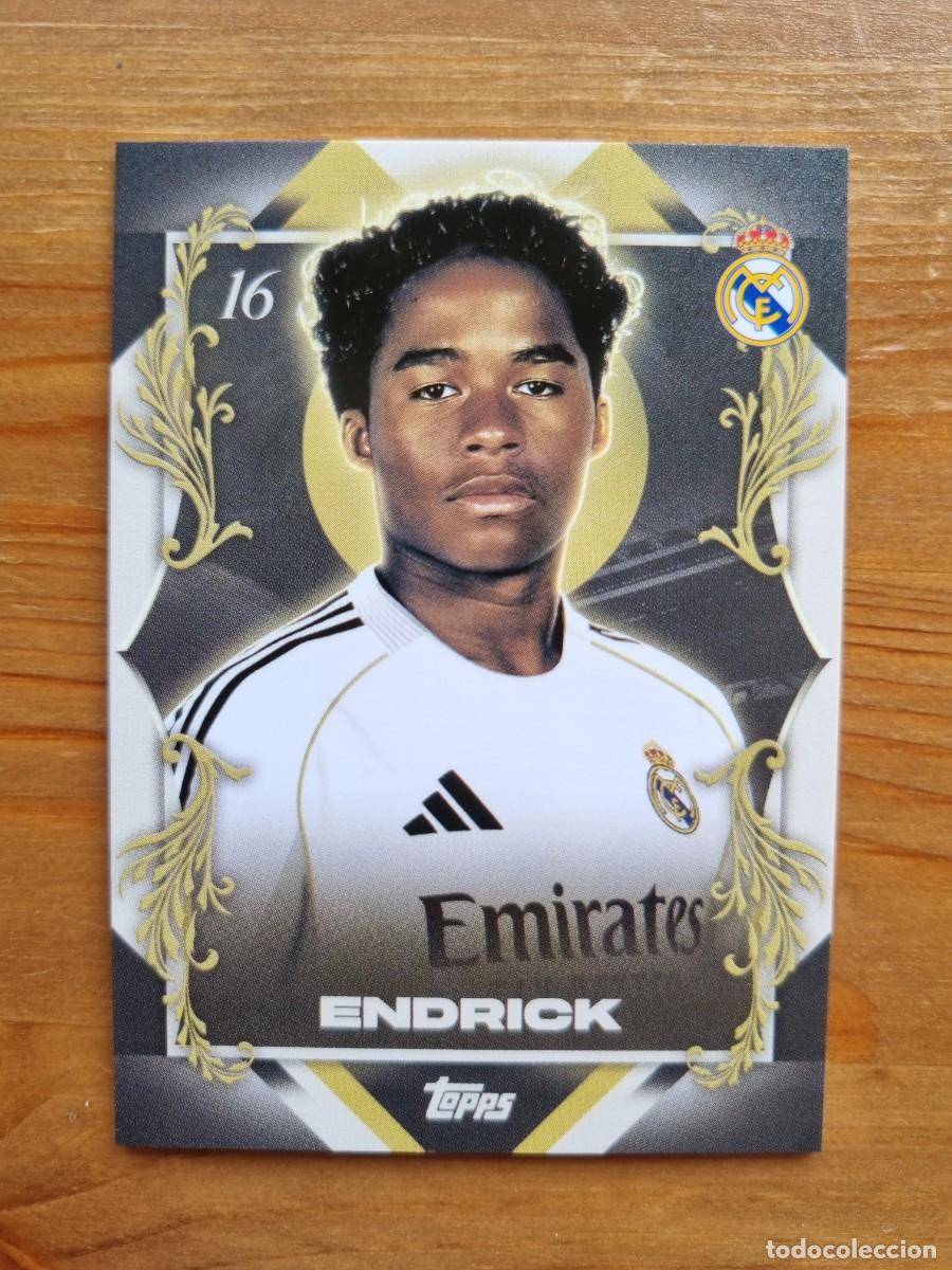 Cromos de f&uacute;tbol: 49 ENDRICK (Real Madrid CF) PORTRAIT POSERS. Topps &rdquo;LOS BLANCOS&rdquo; 2025 2026 25 26