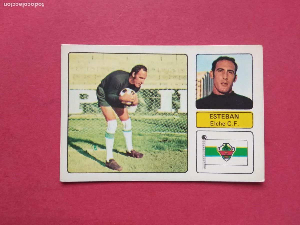Cromos de f&uacute;tbol: EDITORIAL FHER FUTBOL LIGA 73 74 1973 1974 CROMO NUNCA PEGADO ELCHE , ESTEBAN