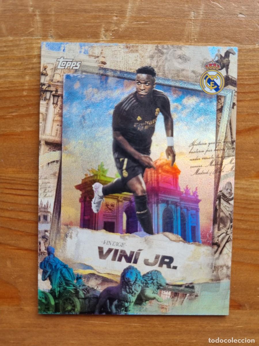 Cromos de f&uacute;tbol: VV-2 VINI JR. (Real Madrid CF) VINTAGE VINI. Topps &rdquo;LOS BLANCOS&rdquo; 2025 2026 25 26