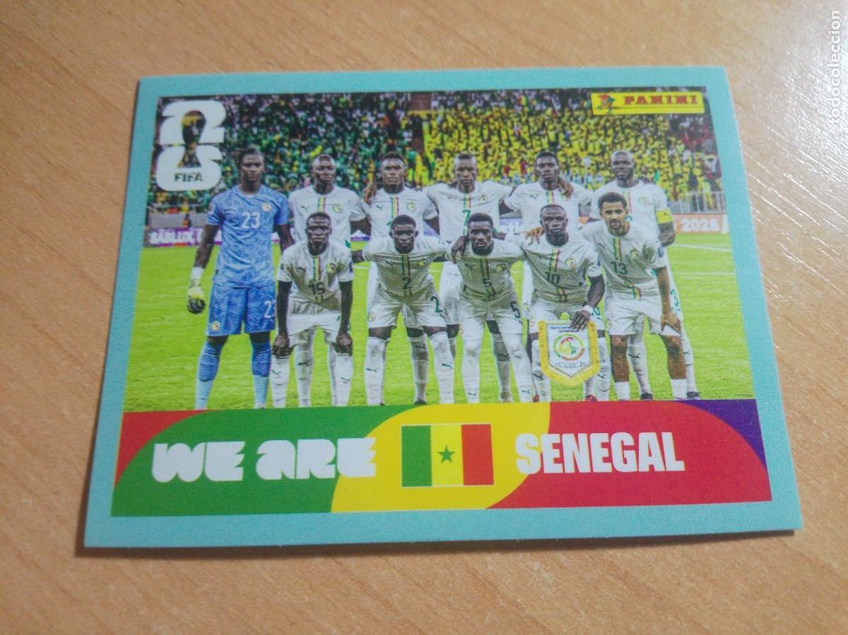 Cromos de f&uacute;tbol: SEN 13 PLANTILLA DE SENEGAL MUNDIAL FIFA WORLD CUP 2026 26 PANINI STICKERS NUEVO
