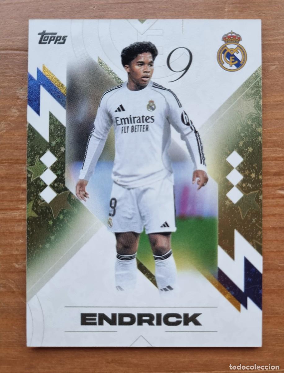Cromos de f&uacute;tbol: ENDRICK (Real Madrid CF) GALAXIAL (&iexcl;1 por Caja!). Topps &rdquo;LOS BLANCOS&rdquo; 2025 2026 25 26
