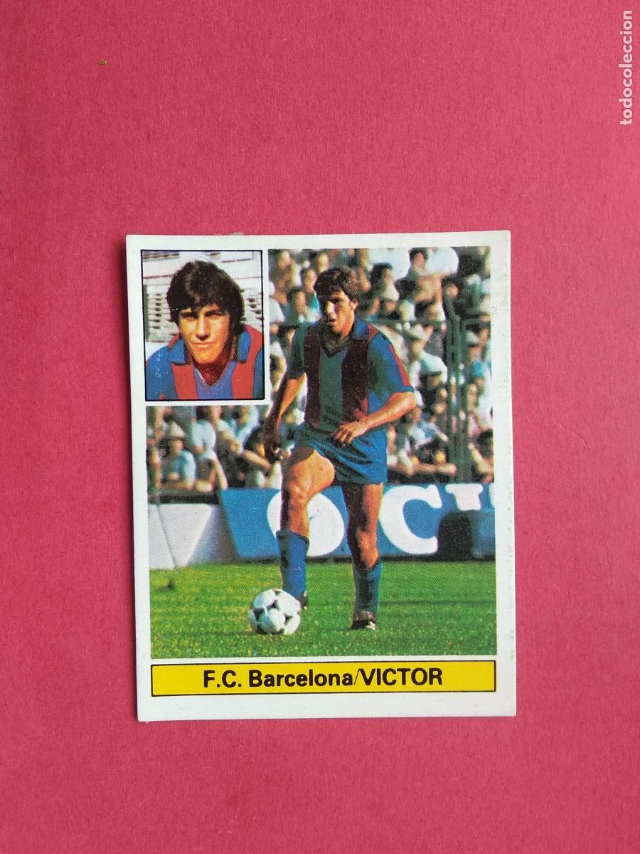 Cromos de f&uacute;tbol: EDICIONES ESTE LIGA 81 82 1981 1982 CROMO DESPEGADO FICHAJE N&ordm; 1 VICTOR BARCELONA VERSION