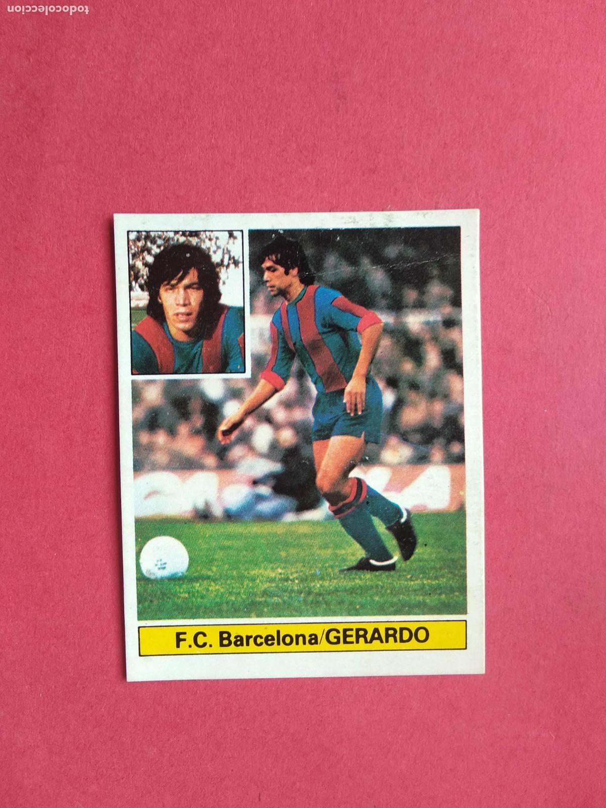 Cromos de f&uacute;tbol: EDICIONES ESTE LIGA 81 82 1981 1982 CROMO DESPEGADO FICHAJE N&ordm; 2 GERARDO BARCELONA VERSION