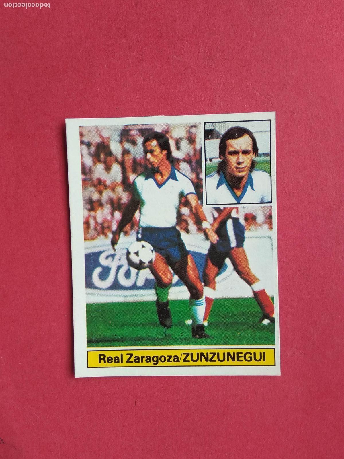 Cromos de f&uacute;tbol: EDICIONES ESTE LIGA 81 82 1981 1982 CROMO DESPEGADO FICHAJE N&ordm; 3 ZUNZUNEGUI ZARAGOZA