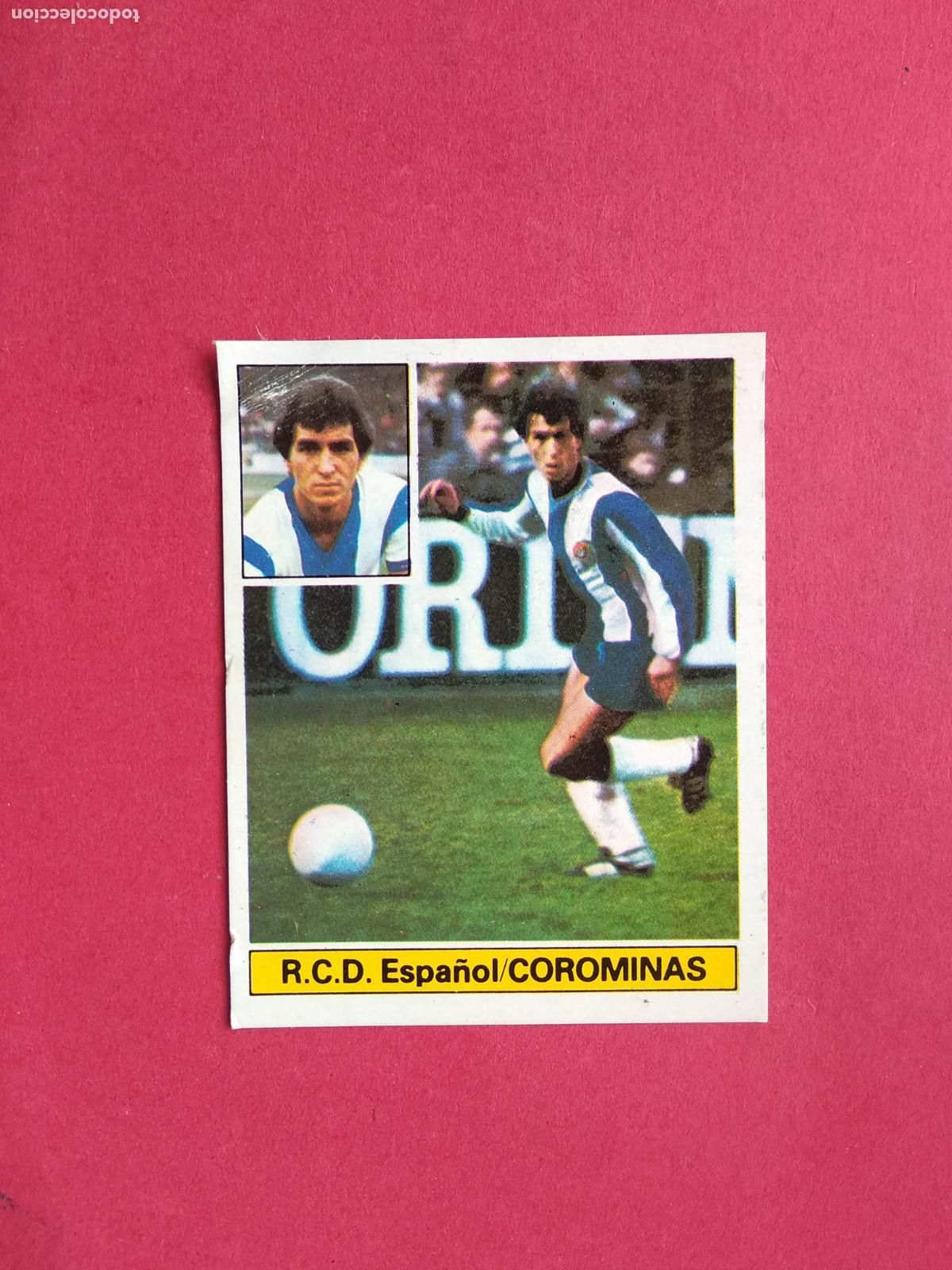 Cromos de f&uacute;tbol: EDICIONES ESTE LIGA 81 82 1981 1982 CROMO DESPEGADO FICHAJE N&ordm; 5 COROMINAS ESPA&Ntilde;OL