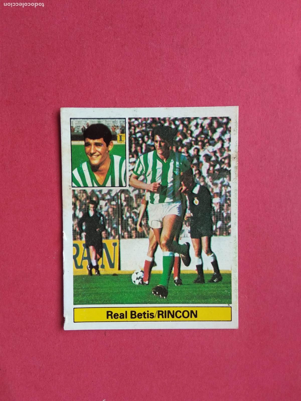 Football Stickers: EDICIONES ESTE LIGA 81 82 1981 1982 CROMO DESPEGADO FICHAJE N&ordm; 6 RINCON BETIS