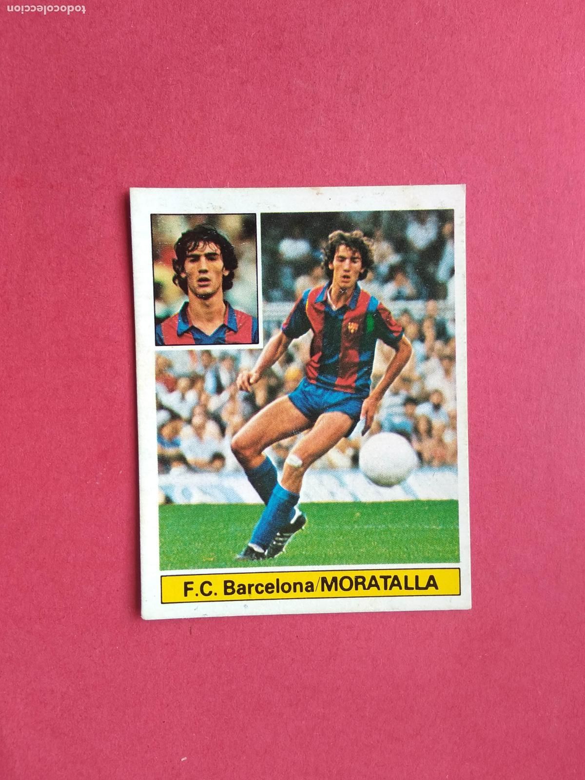Football Stickers: EDICIONES ESTE LIGA 81 82 1981 1982 CROMO DESPEGADO FICHAJE N&ordm; 7 MORATALLA BARCELONA