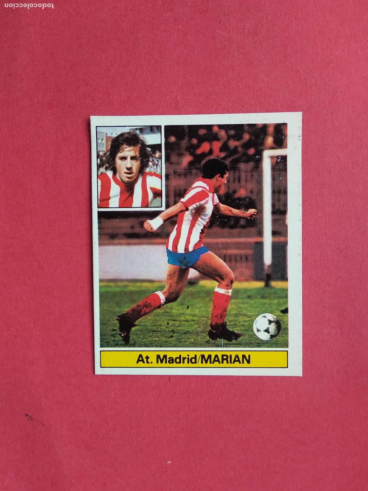 Football Stickers: EDICIONES ESTE LIGA 81 82 1981 1982 CROMO DESPEGADO FICHAJE N&ordm; 8 MARIAN ATLETICO DE MADRID VERSION