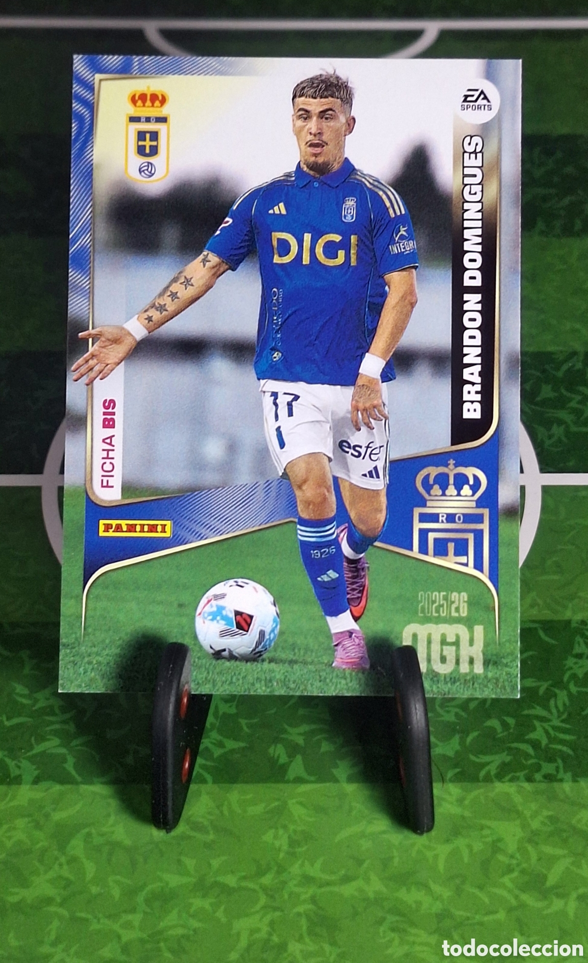 Cromos de f&uacute;tbol: BRANDON DOMINGUES #287 MGK 2025/2026