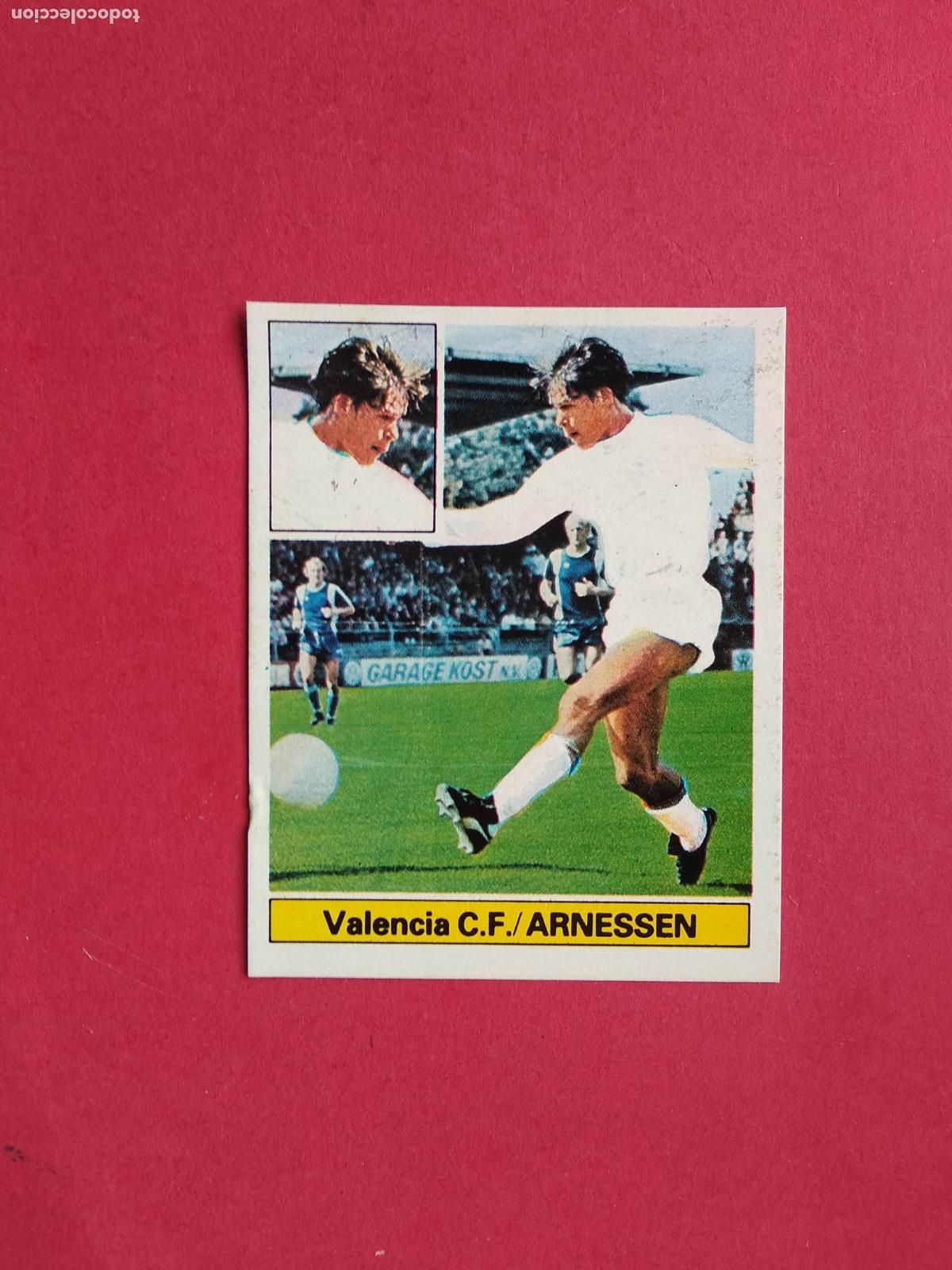 Football Stickers: EDICIONES ESTE LIGA 81 82 1981 1982 CROMO DESPEGADO FICHAJE N&ordm; 9 FRANK ARNESSEN VALENCIA