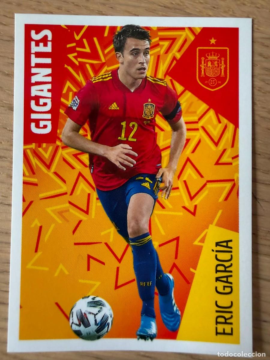 Fu&szlig;ball-Sticker: 17 ERIC GARCIA LOS IDOLOS DE LA ROJA CRACKS CARREFOUR ESPA&Ntilde;A MUNDIAL 2022 22 SIN PEGAR PANINI