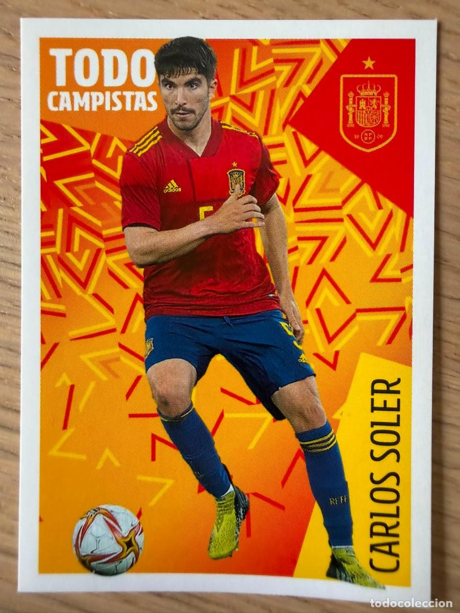 Cromos de Futebol: 27 CARLOS SOLER LOS IDOLOS DE LA ROJA CRACKS CARREFOUR ESPA&Ntilde;A MUNDIAL 2022 22 SIN PEGAR PANINI