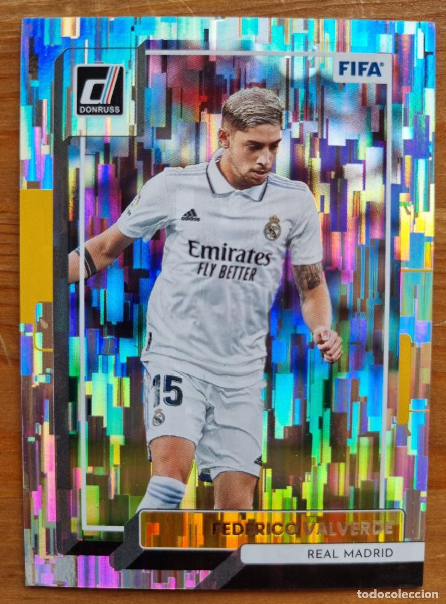 Cromos de f&uacute;tbol: 102 Federico VALVERDE (Real Madrid CF) L&Aacute;SER PLATA. Panini Donruss 2022 2023 22 23