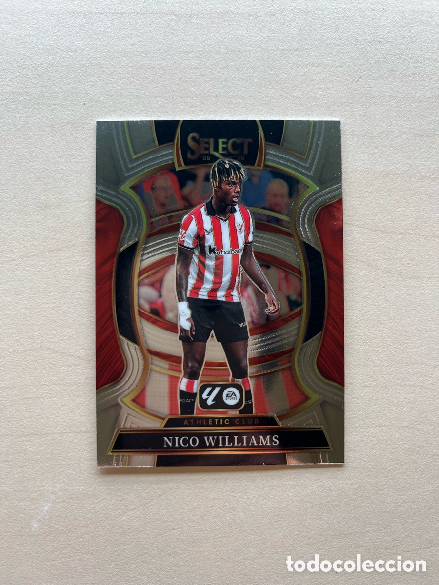 Cromos de f&uacute;tbol: Nico Williams Select La Liga 2025-26 - Athletic Club