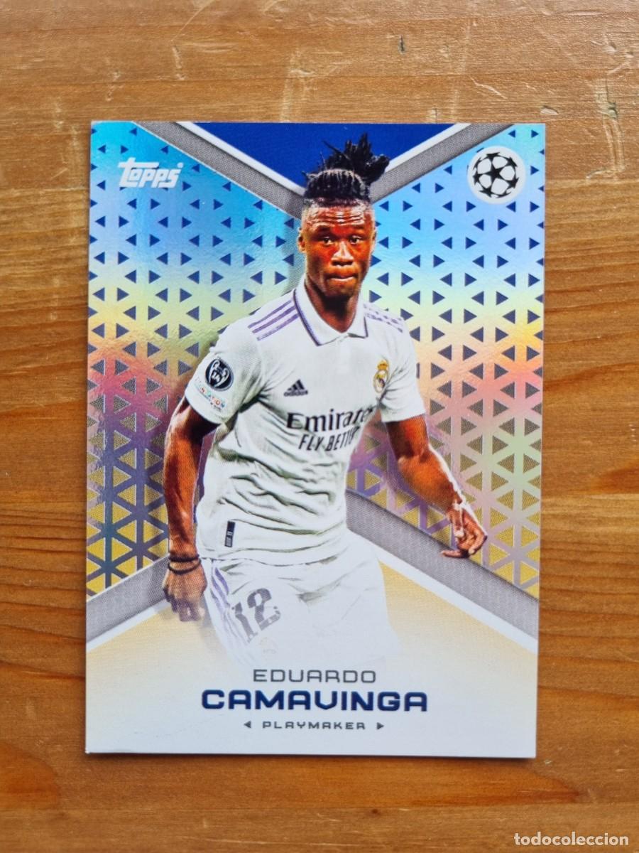 Cromos de f&uacute;tbol: Eduardo CAMAVINGA (Real Madrid CF) PLAYMAKER. Topps Curado 2022 2023 22 23