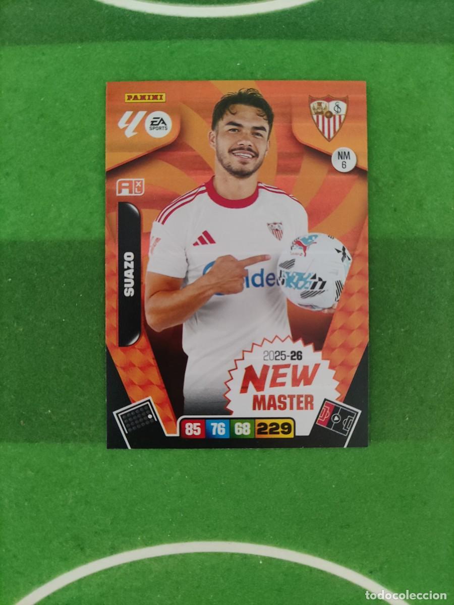Cromos de f&uacute;tbol: Suazo Sevilla New Master NM 6 Adrenalyn XL 2025/26 25/26