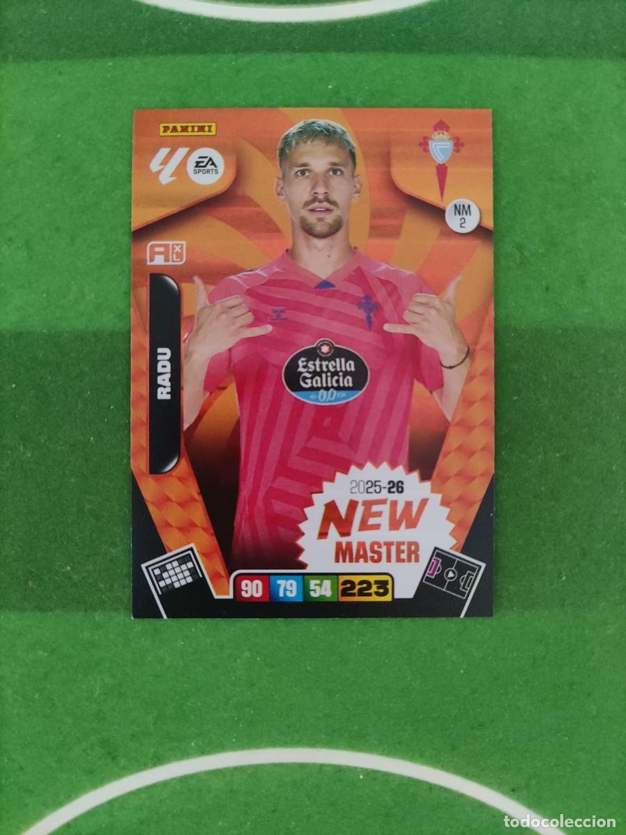 Cromos de f&uacute;tbol: Radu Celta New Master NM 2 Adrenalyn XL 2025/26 25/26