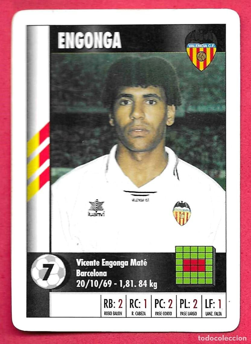 Cromos de f&uacute;tbol: CARTA NAIPE HERACLIO FOURNIER SUPERGOL SUPER GOL MARCA 95 96 1995 1996 - ENGONGA (VALENCIA)