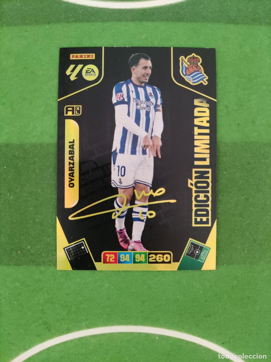 Cromos de f&uacute;tbol: Oyarzabal Real Sociedad Edici&oacute;n limitada firmada Adrenalyn XL 2025/26 25/26