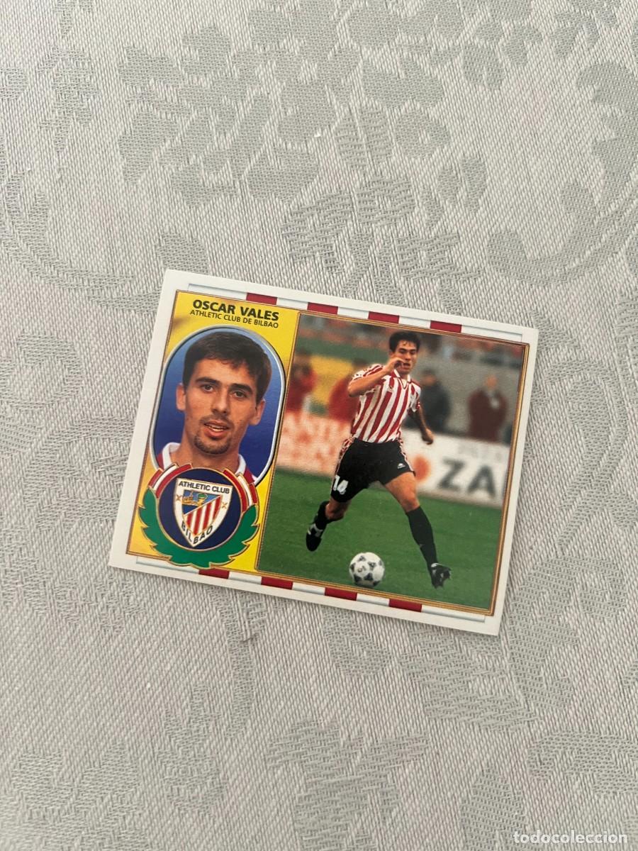 Cromos de f&uacute;tbol: OSCAR VALES ATHLETIC CLUB DE BILBAO SIN PEGAR LIGA ESTE 1996 1997