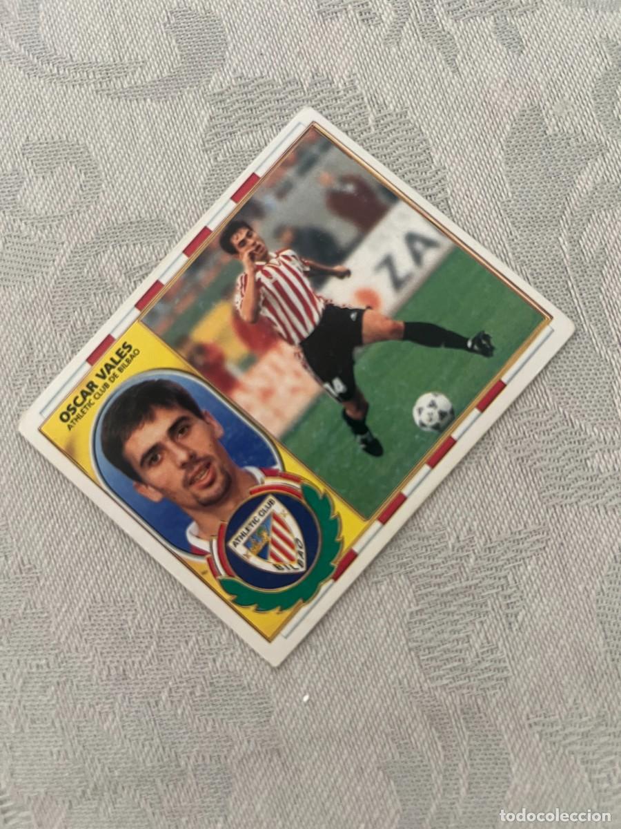 Cromos de f&uacute;tbol: OSCAR VALES ATHLETIC CLUB DE BILBAO SIN PEGAR LIGA ESTE 1996 1997