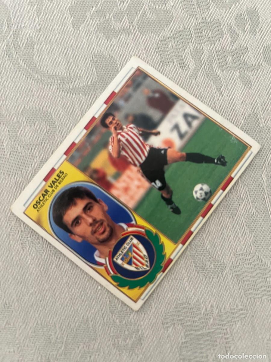 Cromos de f&uacute;tbol: OSCAR VALES ATHLETIC CLUB DE BILBAO SIN PEGAR LIGA ESTE 1996 1997