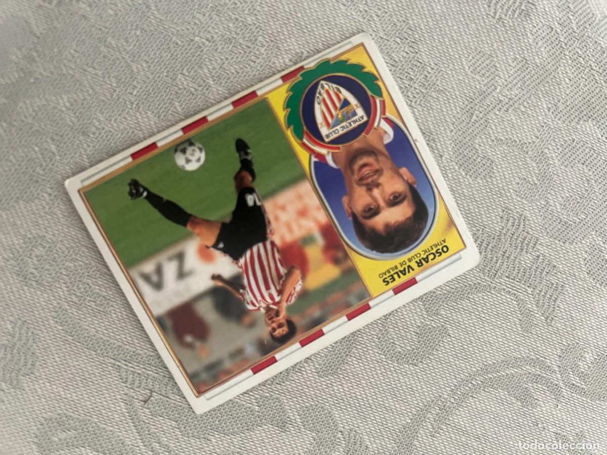 Cromos de f&uacute;tbol: OSCAR VALES ATHLETIC CLUB DE BILBAO SIN PEGAR LIGA ESTE 1996 1997