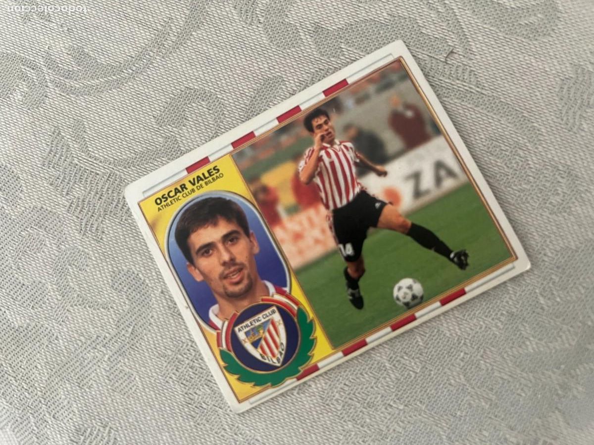 Fu&szlig;ball-Sticker: OSCAR VALES ATHLETIC CLUB DE BILBAO SIN PEGAR LIGA ESTE 1996 1997