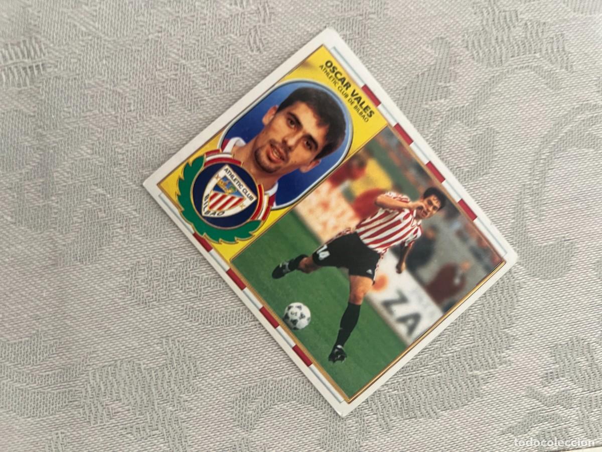 Cromos de f&uacute;tbol: OSCAR VALES ATHLETIC CLUB DE BILBAO SIN PEGAR LIGA ESTE 1996 1997