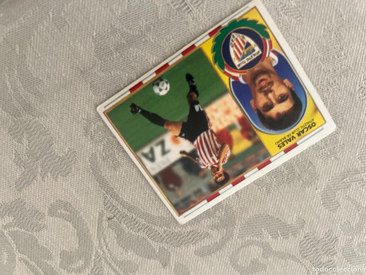 Cromos de f&uacute;tbol: OSCAR VALES ATHLETIC CLUB DE BILBAO SIN PEGAR LIGA ESTE 1996 1997