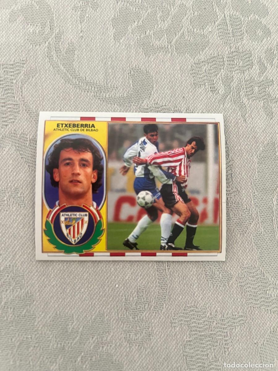 Cromos de f&uacute;tbol: ETXEVERR&Iacute;A ATHLETIC CLUB DE BILBAO SIN PEGAR LIGA ESTE 1996 1997